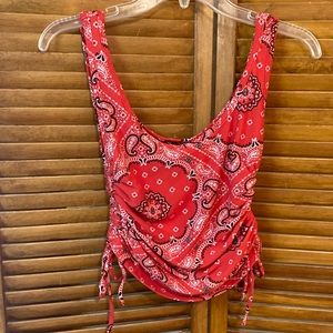 Paisley Crop Top